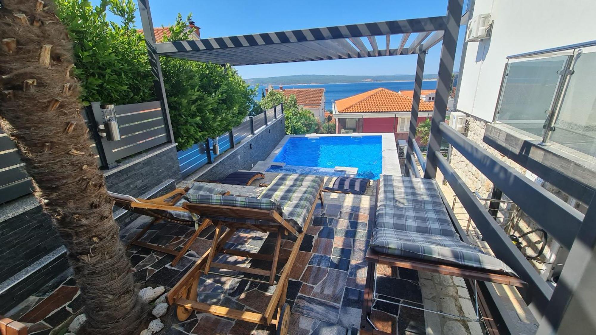 Apartments Blazevic, Heated Pool&Jacuzzi Dramalj Eksteriør bilde